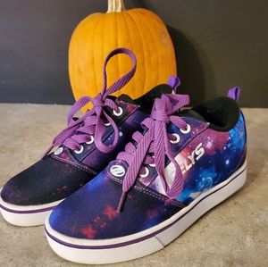 Size 2 Galaxy Heelys